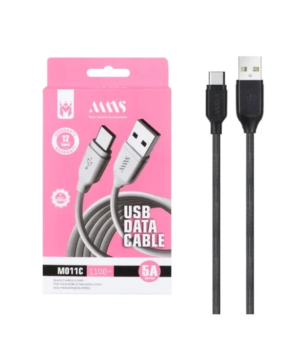 کابل شارژ ام ان اس مدل MNS USB Type-C Cable 110cm M011C