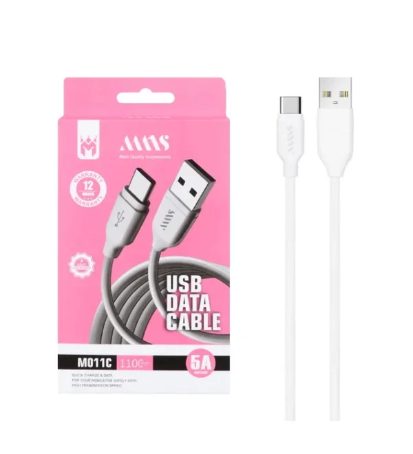 کابل شارژ ام ان اس مدل MNS USB Type-C Cable 110cm M011C - تصویر 2