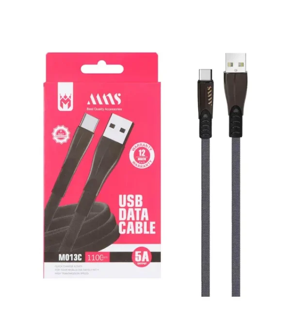 کابل شارژ ام ان اس مدل MNS USB Type-C Cable 110cm M013C