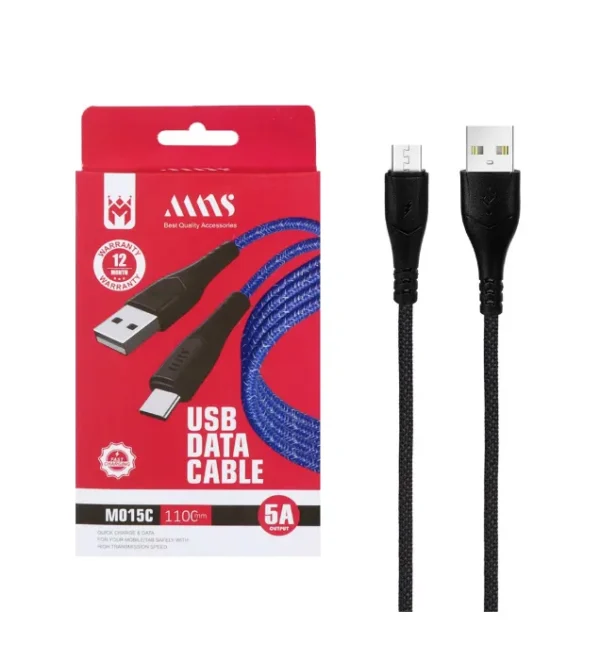 کابل شارژ ام ان اس مدل MNS USB Type-C Cable 110cm M015C