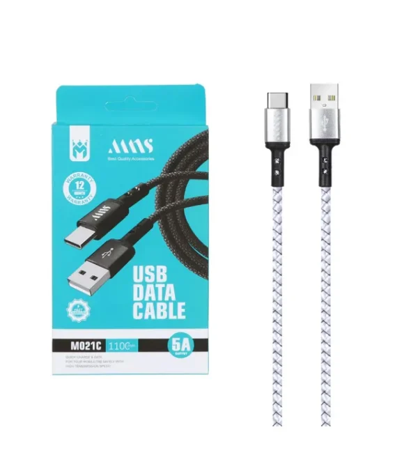 کابل شارژ ام ان اس مدل MNS USB Type-C Cable 110cm M021C