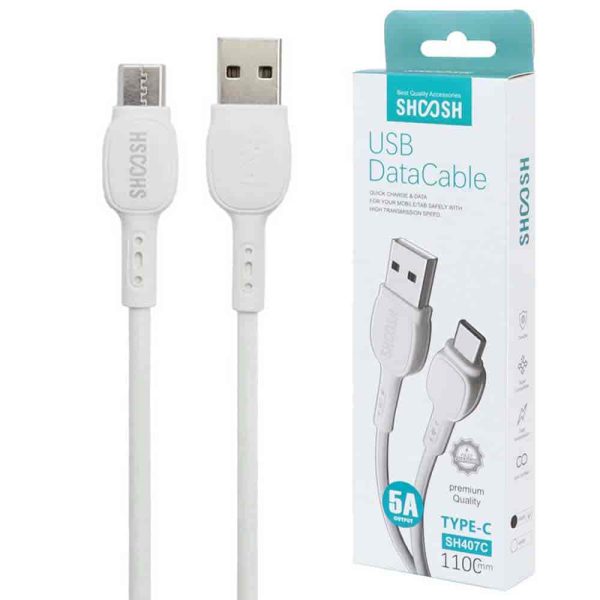 Shoosh 1.1m Fast Type-C Charging Cable SH407C